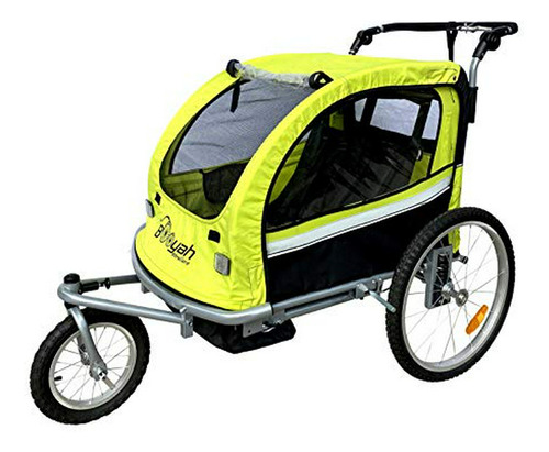 Booyah Strollers Child Baby Bike Remolque Y Cochecito De Bic