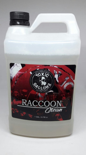 Imagen 1 de 2 de Toxic Shine Raccoon Clean 1 Galon 3,78l- Highgloss
