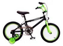 Comprar Bicicleta Niño Bmx Verado Rueditas Picadores Rodado 16 Segur Color Verde