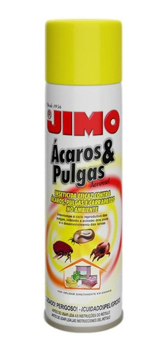 Inseticida Ácaros E Pulgas Aerosol Jimo 300ml