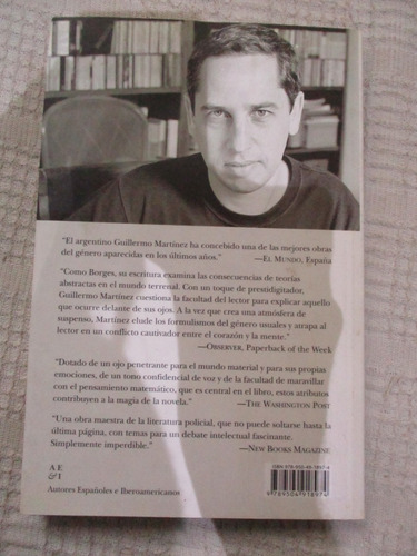 Imagen 2 de 5 de Guillermo Martínez - Crímenes Imperceptibles - Planeta