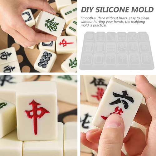 Herramientas Para Hacer Mahjong, Dados, Molde Para Pastelerí