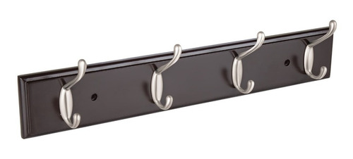 Perchero De Pared Con 4 Ganchos Para Sombreros Y Abrigos