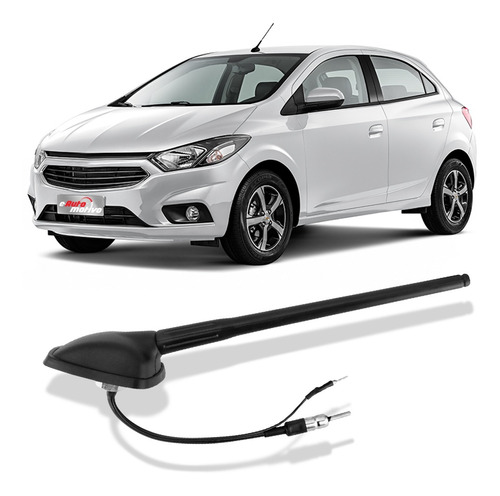 Antena Carro Chevrolet Joy 2020 A 2022 Mega Flex Dianteiro