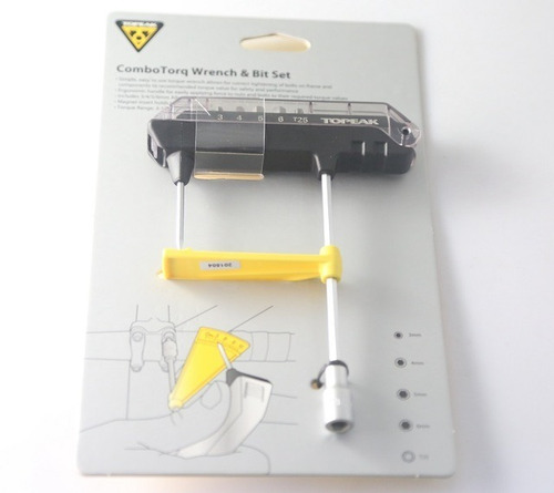 Torquímetro Analógico Bike Topeak Combotorq 1-12nm C/ 5 Bit