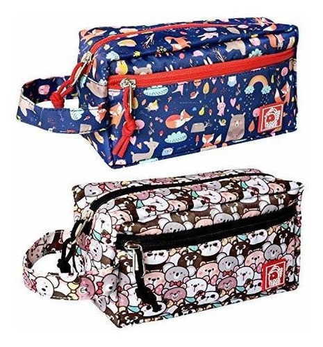 Flock Three 2pcs Bundle Water-resistant Toiletry Bag 4519d