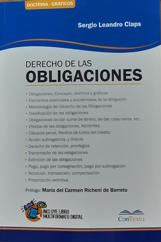 Derecho De Las Obligaciones - 2019 - Claps, Sergio L