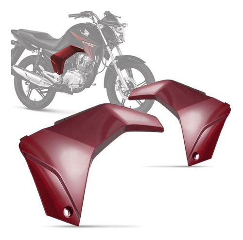 Par Tampa Lateral Lado B Moto Honda Titan 150 Esd Ex 2014
