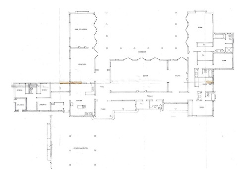 Casona Patronal 4 D 4 B 541 M2 En 9.851 M2 De Parque