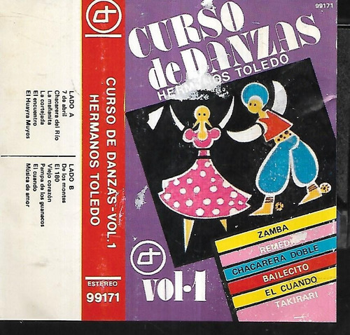 Hermanos Toledo Album Curso De Danzas Vol.1 Cassette