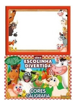 A Turminha Da Fazenda   Série Escolinha Divertida Aprenda C: A Turminha Da Fazenda   Série Escolinha Divertida Aprenda Cores   Caligrafia, De  On Line A. On Line Editora, Capa Mole Em Português, 2020