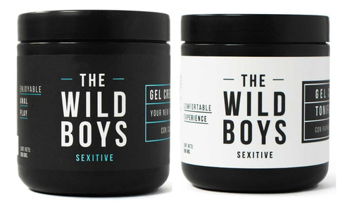 Combo X 2 Gel Lubricante Intimo Masculino The Wild Boys 