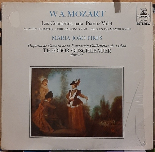 Disco Lp Mozart Conciertos Para Piano María Joo Pires #5140