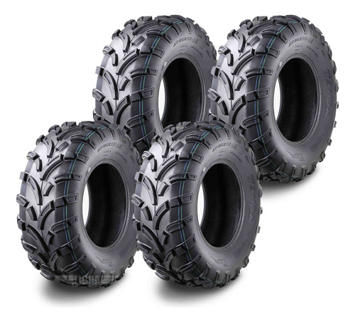 Set 4 Wanda 25x10-12 25x10x12 Atv Tires For 09-13 Honda  Ugg