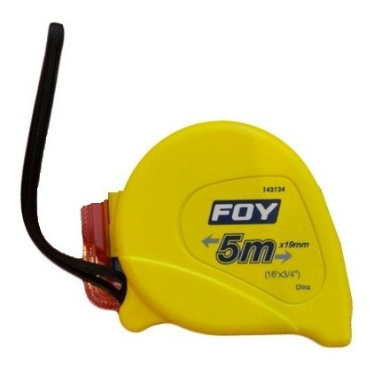 Imagen 1 de 1 de Flexómetro Foy De 5 Metros X 19mm