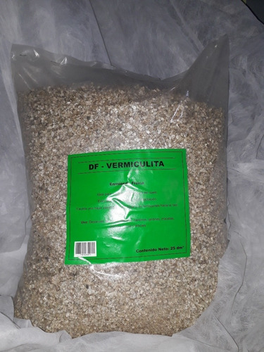 Imagen 1 de 4 de Vermiculita Gruesa 25 Dm3 Sustrato Indoor Huerta Hidroponia