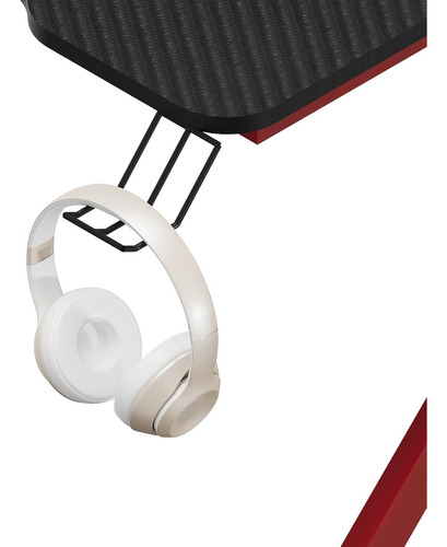 Escritorio Gamer Moderno Multifuncional Ergonómico Oficina Rojo