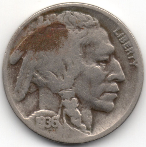 5 Centavos 1936 Estados Unidos