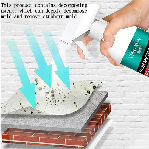 Removedor De Molde De Parede, Molde Doméstico, Spray, Limpad