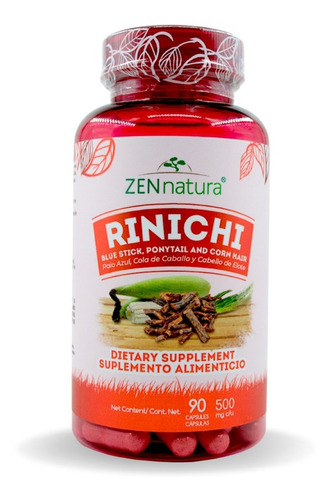 Rinichi Palo Azul, Cola Caballo, Y Cabellos Elote Zen Natura Sabor Sin Sabor Sin Sabor