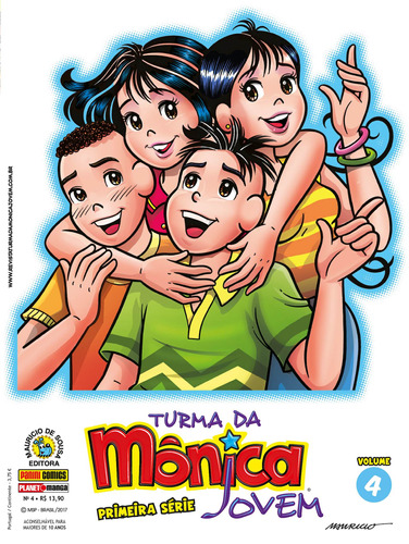Turma da Mônica Jovem: Primeira Série Vol. 4, de Mauricio de Sousa. Editora Panini Brasil LTDA, capa mole em português, 2016