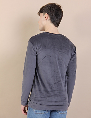 Buzo Hombre Gris Claro Plush Lauper Sport
