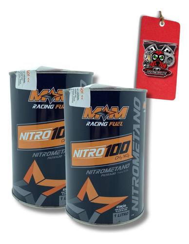 Kit De 2 Latas Nitrometano 99,9% Pureza Mm Racing Fuel