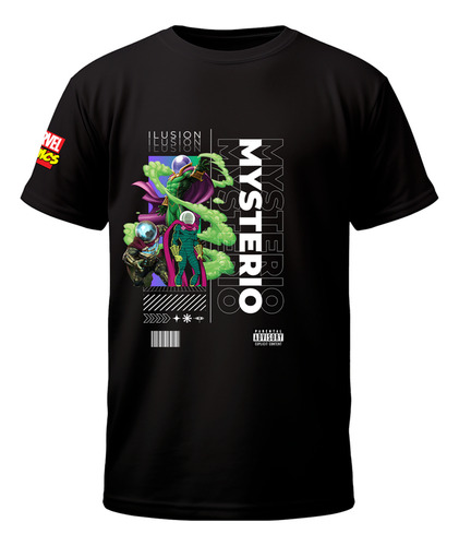 Playera Super Herue Araña Mysteriio Spiider-maan