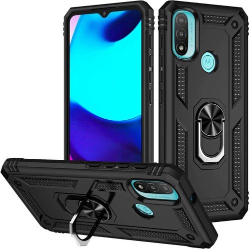 Forro Estuche Case Para Moto E20, E30 Y E40 Con Anillo 360