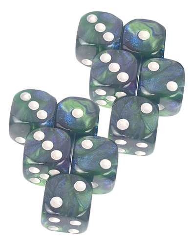 2 Juego De Dados D6 De 10 Estilo E 16 Mm Estilo E Estilo E