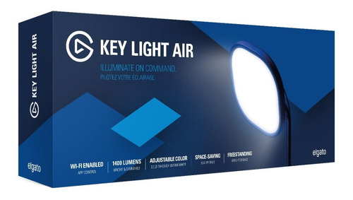 Imagen 6 de 8 de Iluminación Led Streaming Elgato Key Light Air Con Mastil