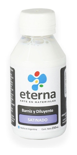 Barniz Acrilico Al Agua Eterna Satinado X250ml.