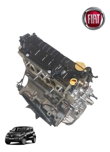 Motor Parcial Fiat Palio Uno Mobi Evo 1.0 8v Flex 4c 16 A 22
