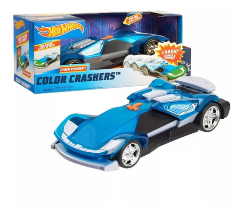 Carro Hot Wheels Color Crasher Luz Y Sonidos