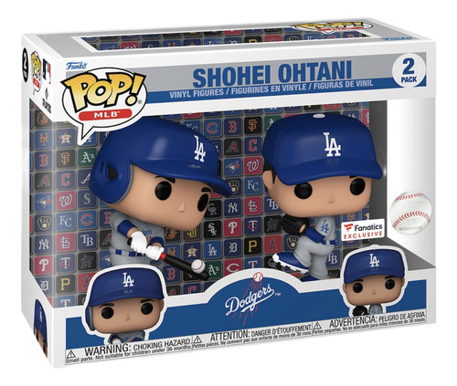 Funko Pop Shohei Ohtani 2pk Fanatics Mlb La Dodgers Exclusiv