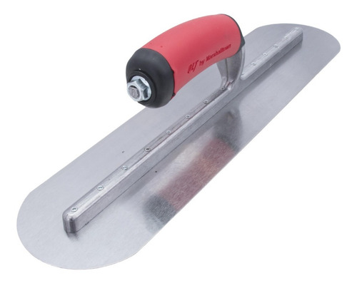 Imagen 4 de 4 de Llana Metálica De Acabado 14 X 4 Qlt Mango Plastico
