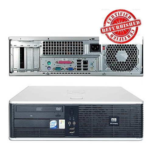 Pc Hp 4gb De Ram Disco De 160 Gb Win 7 Officce (Reacondicionado)