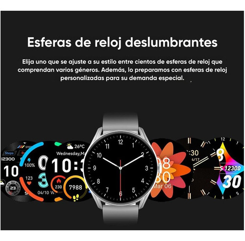 Smartwatch Qcy Watch Gt - Negro