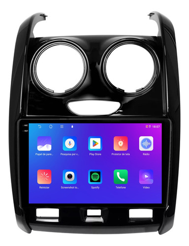 Multimidia Duster 15/20 9p Android Carplay 4/64gb + Ré