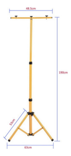 Soporte Atril Tripode Para Foco Led 220v O Emergencia