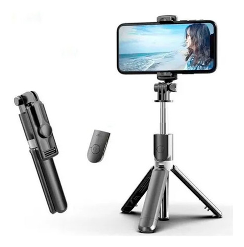 Palo Selfie Monopod Con Tripode Control Bluetooth Gira 360º