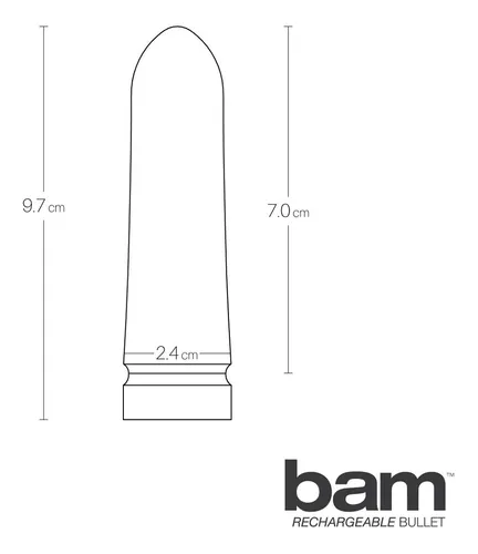 Védo Bam Bullet Vibrador - Recargable Usb 10 Modos