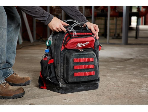 Mochila Para Herramientas Base Rigida Milwaukee 48-22-8201 Color Negro
