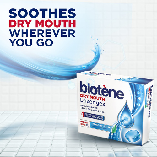 Biotene Dry Mouth Lozenges, Refreshing Mint, 81 Count