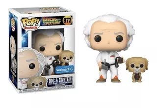 Funko Pop Back To The Future Doc With Einstein #972 Emmett