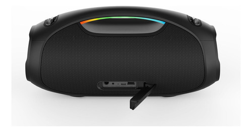 Bocina Portátil Bluetooth JVC Con Luces Led Resistente Al Agua Con Tecnología IPX 6 (Negro)