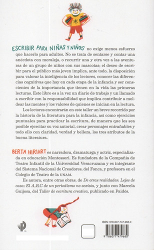 Escribir Para Niñas Y Niños