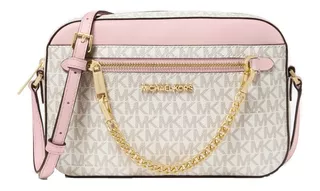 Bolsa Mujer Crossbody Michael Kors Original Jet Set Vainilla