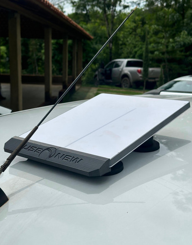 Suporte Para Starlink Mini + Power Bank 100w + Cabos Usb-c Preto