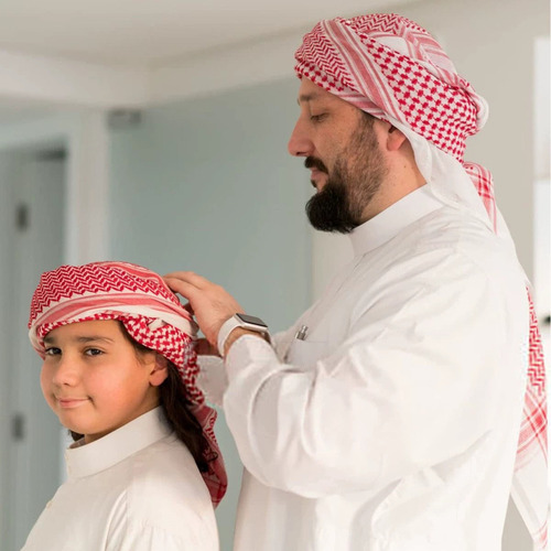 Pañuelo Árabe Keffiyeh For La Cabeza For Hombres, Turbante A